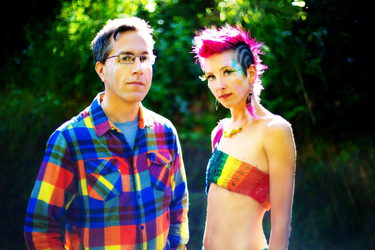 Magenta and Wobbly, the duo behind mu fa or